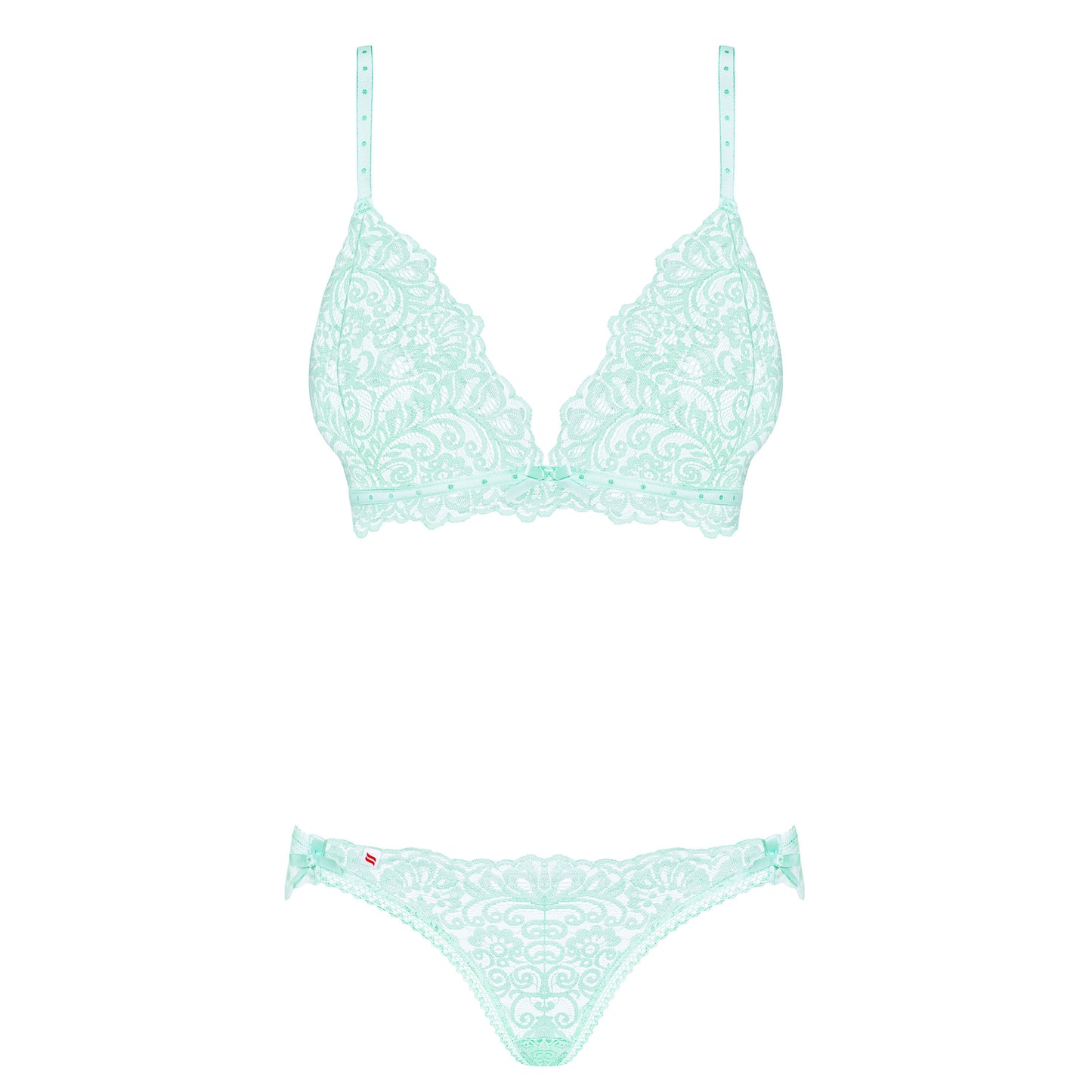 Delicanta Set Mint Bra And Panties